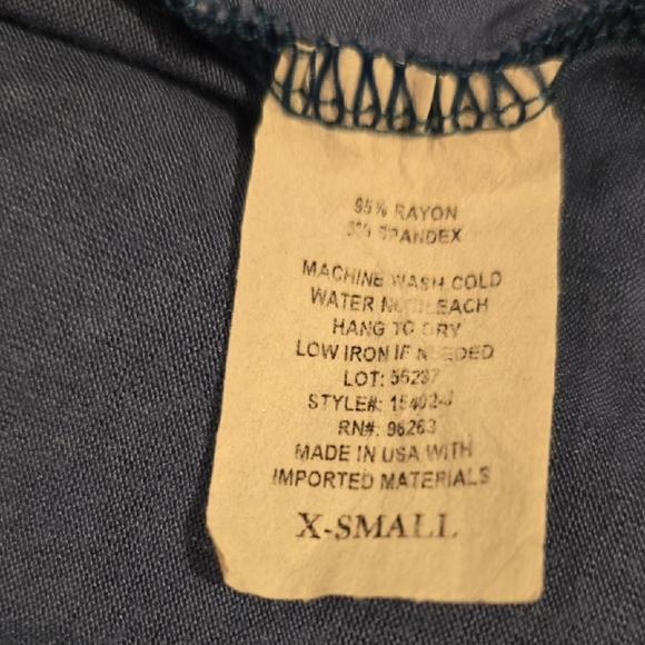 Olivia Rae Blue Ruffled Mini Dress - Picture 6 of 6